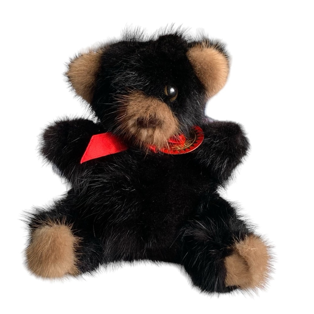 Vintage Colletible Rare Bear 1982 Third Generation Genuine Mink Bear